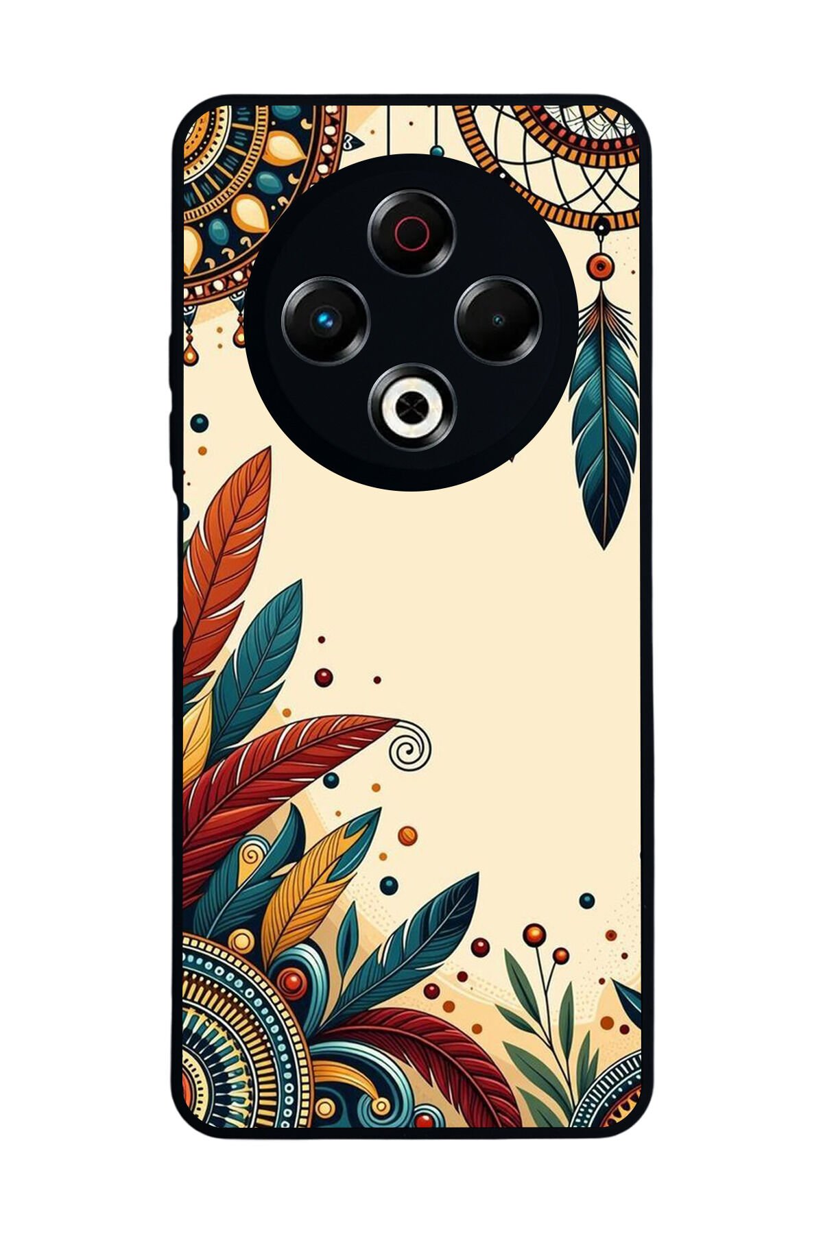 Tecno Spark 30 Uyumlu Mandala Tasarımlı Glossy Premium Kılıf