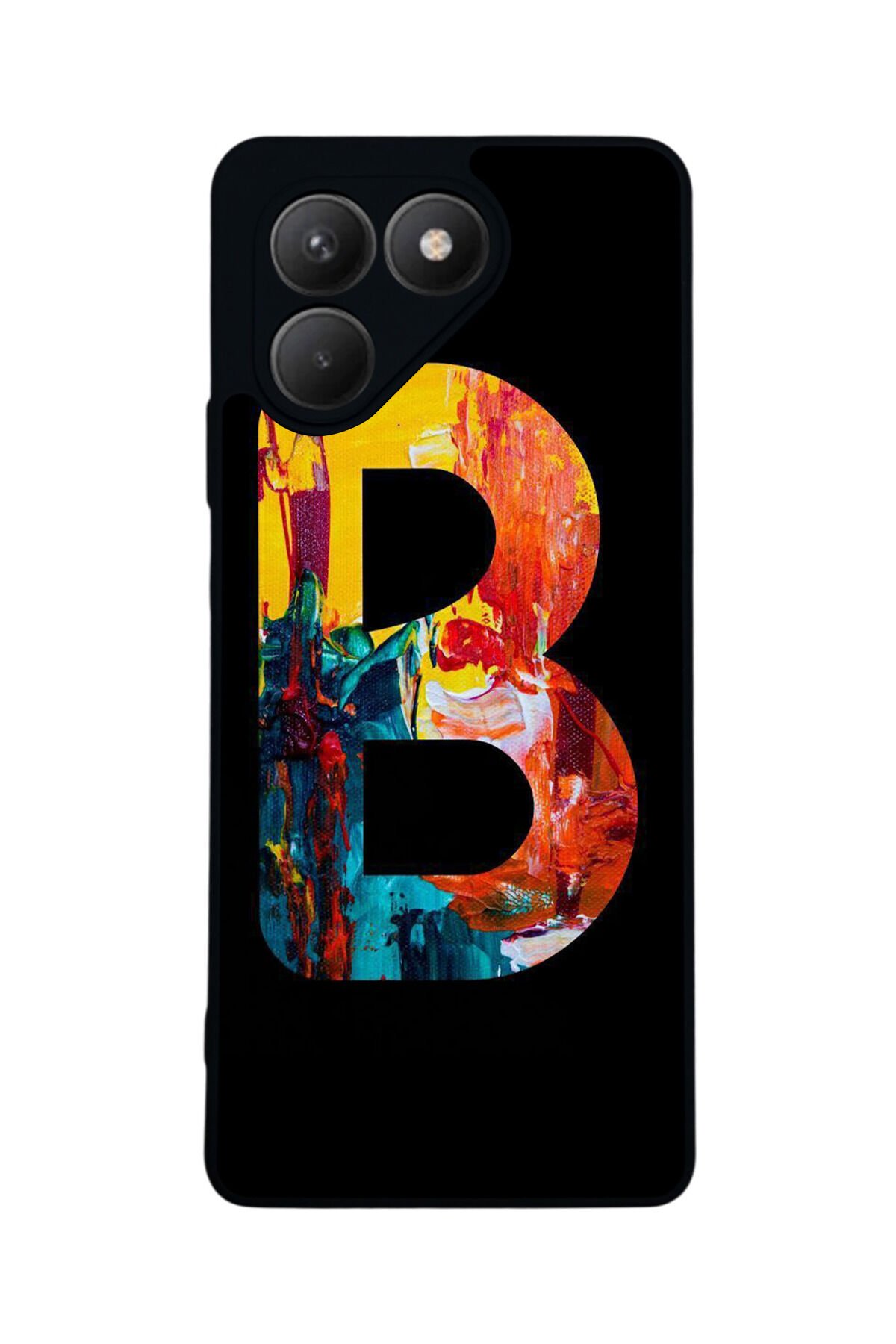 Tecno Pova 7 Mat Uyumlu Siyah Kılıf – Yumuşak Silikon, Koruyucu, Şok Emici Kapak