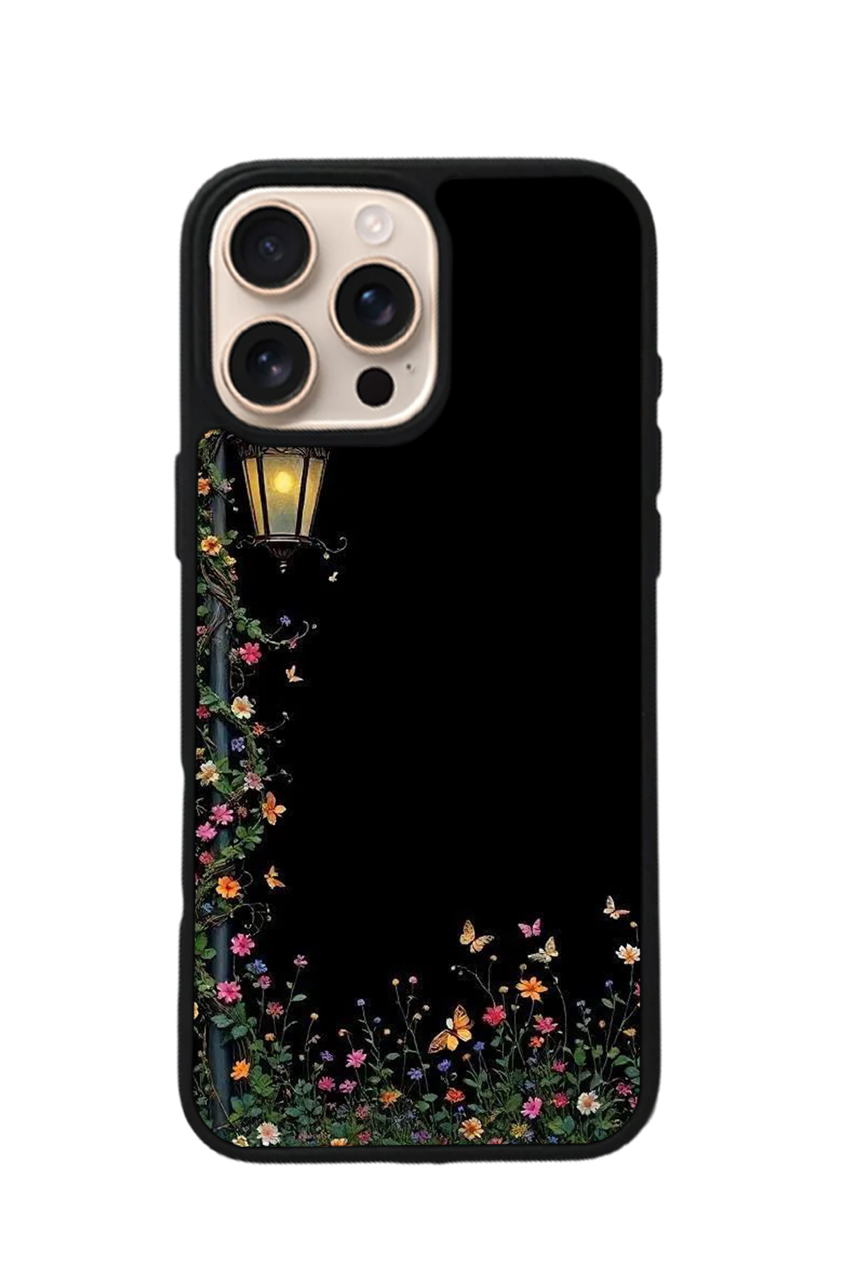 iPhone 14 Pro Uyumlu Floral Tasarımlı Glossy Premium Kılıf