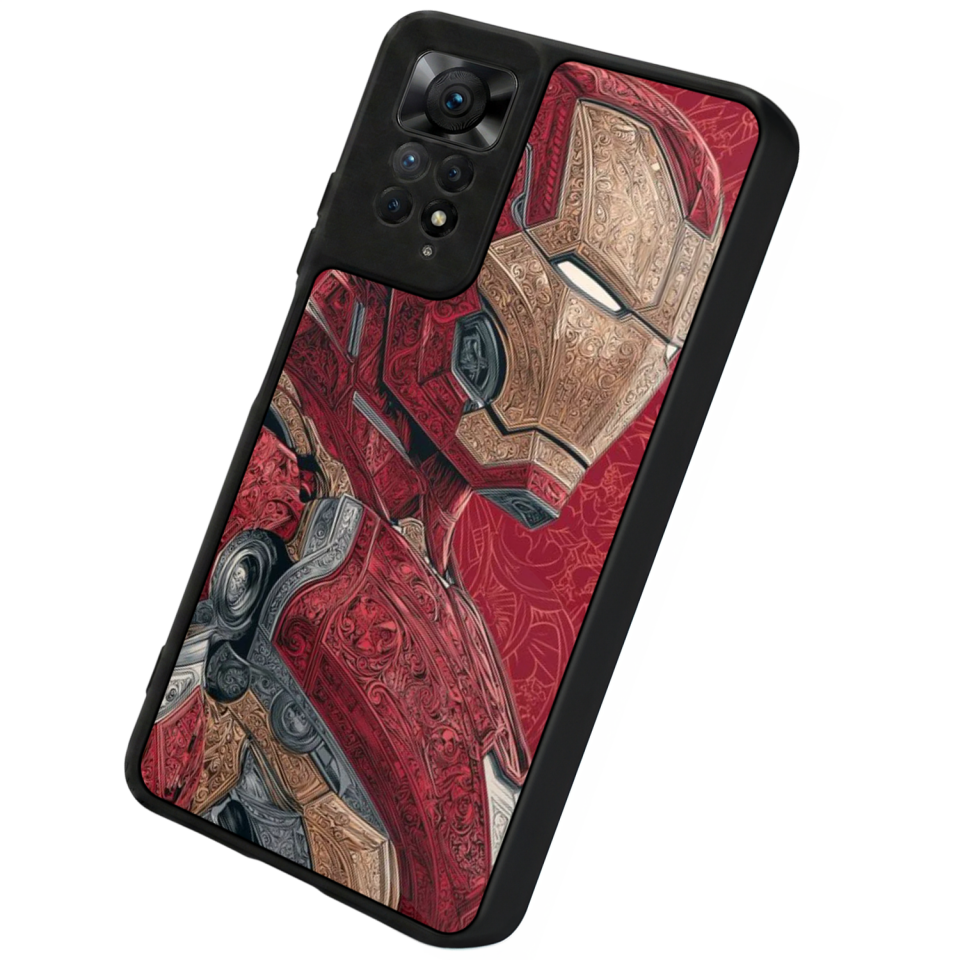 Xiaomi Redmi Note 11 Pro Uyumlu  Iron Man ( Demir Adam ) Tasarımlı Glossy Premium Kılıf