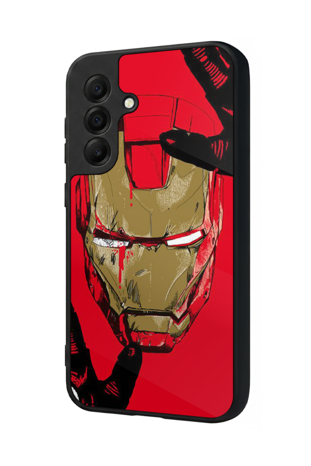 Samsung Galaxy A17 Uyumlu  Iron Man ( Demir Adam ) Tasarımlı Glossy Premium Kılıf
