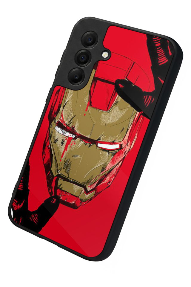 Samsung Galaxy A17 Uyumlu  Iron Man ( Demir Adam ) Tasarımlı Glossy Premium Kılıf