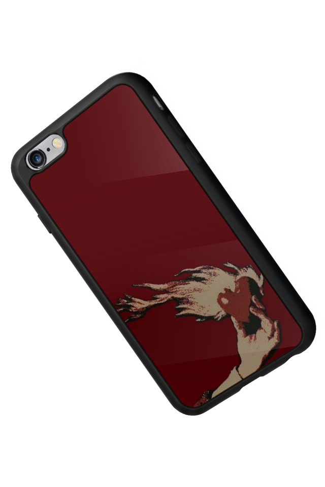 iPhone 6 Plus Uyumlu Kalp Love Tasarımlı Glossy Premium Kılıf