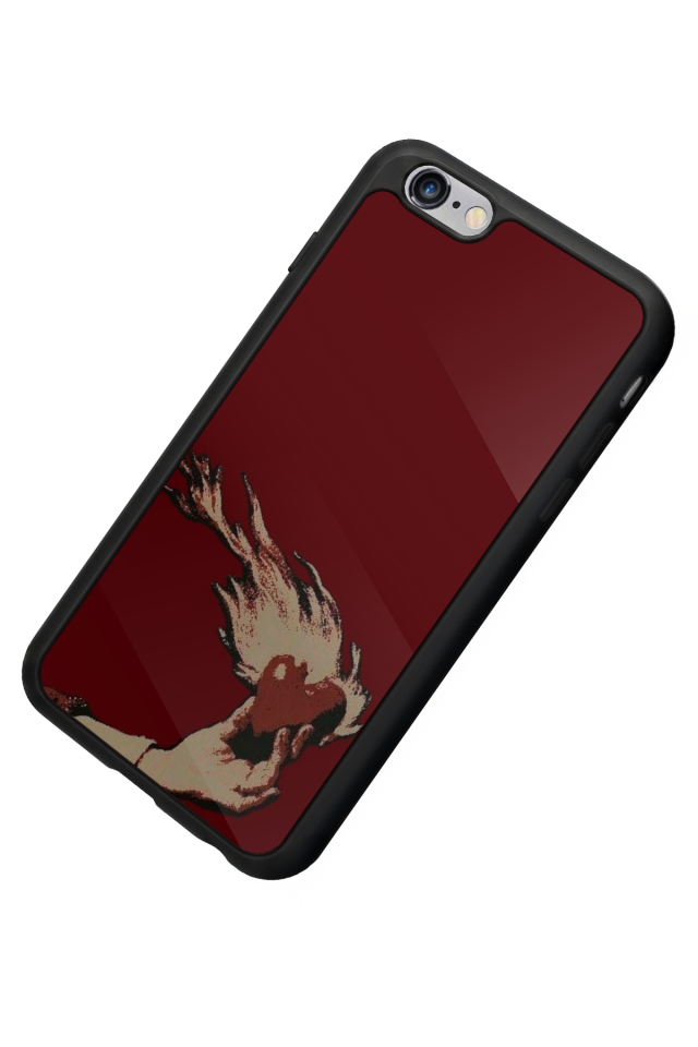 iPhone 6 Plus Uyumlu Kalp Love Tasarımlı Glossy Premium Kılıf
