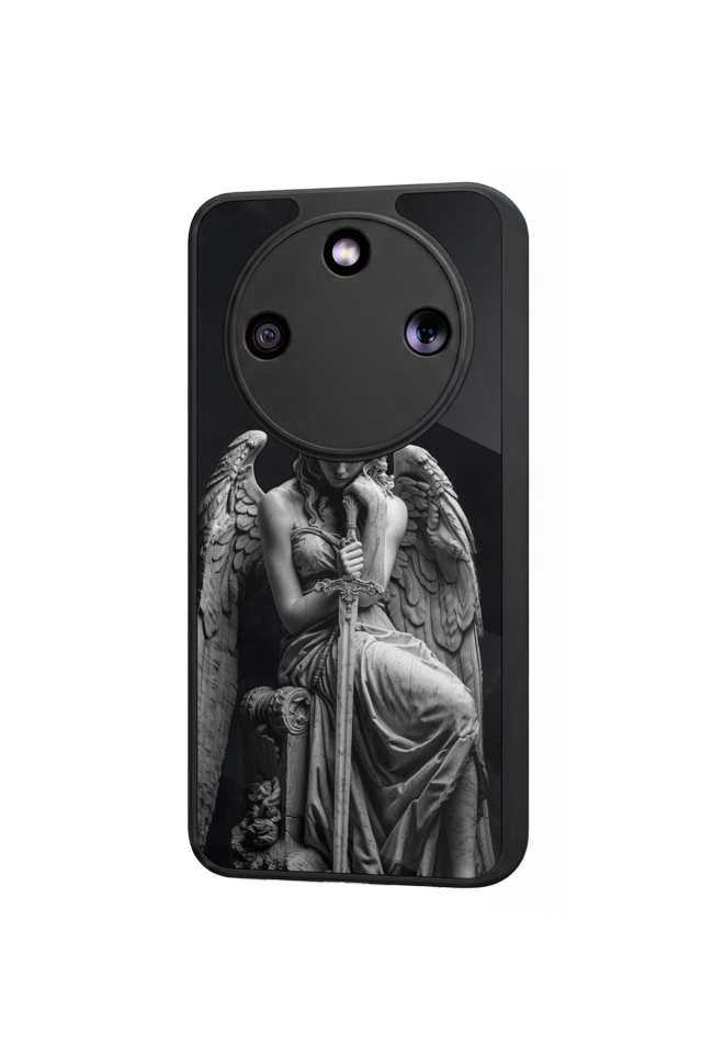 Honor Magic 8 Lite Uyumlu Melek Tasarımlı Glossy Premium Kılıf