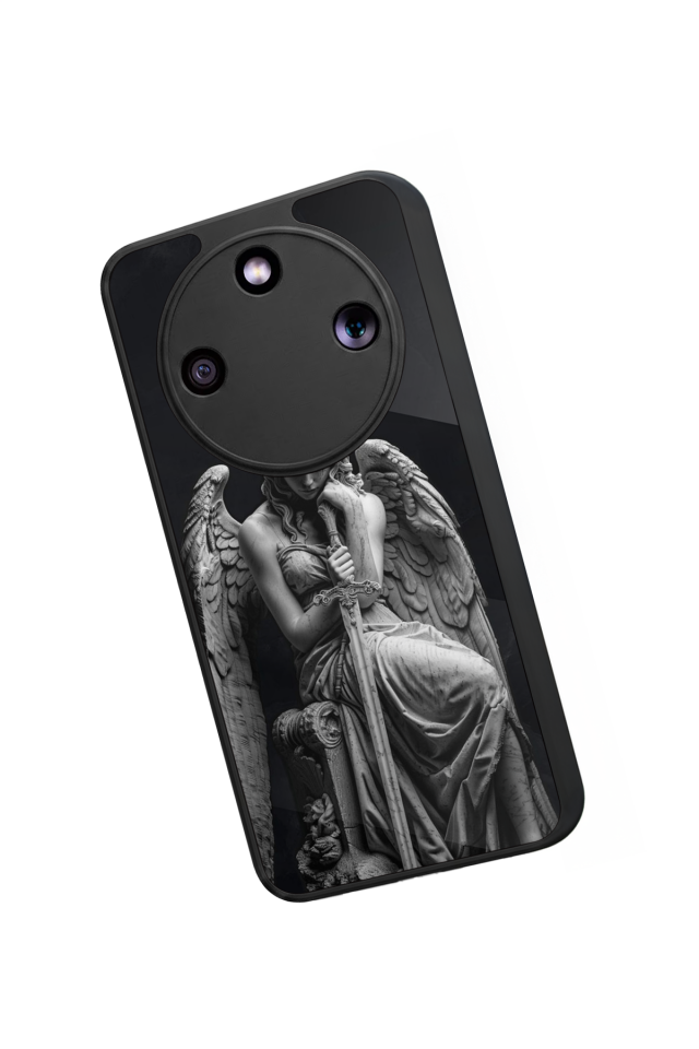 Honor Magic 8 Lite Uyumlu Melek Tasarımlı Glossy Premium Kılıf