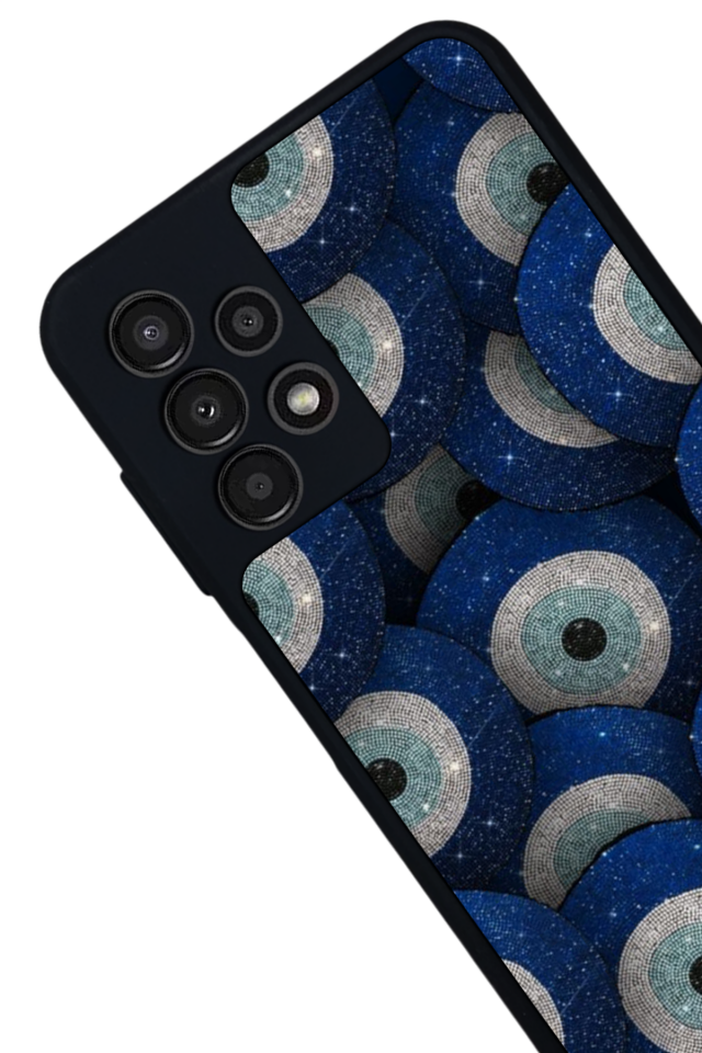 Samsung Galaxy A23 Uyumlu Nazar Tasarımlı Glossy Premium Kılıf