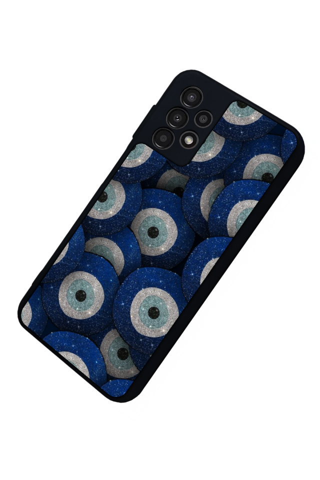 Samsung Galaxy A23 Uyumlu Nazar Tasarımlı Glossy Premium Kılıf