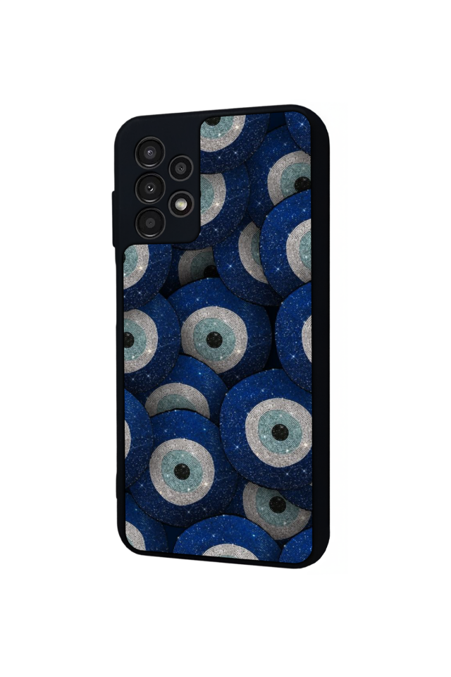 Samsung Galaxy A23 Uyumlu Nazar Tasarımlı Glossy Premium Kılıf