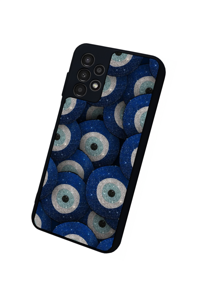 Samsung Galaxy A23 Uyumlu Nazar Tasarımlı Glossy Premium Kılıf