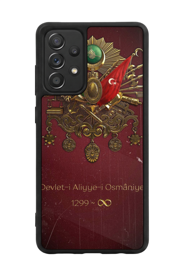 Samsung Galaxy A72 Uyumlu Osmanli Tugrasi Tasarımlı Glossy Premium Kılıf