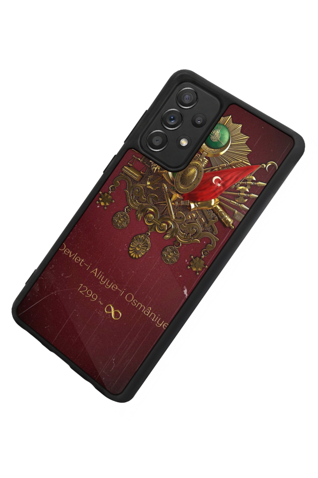 Samsung Galaxy A72 Uyumlu Osmanli Tugrasi Tasarımlı Glossy Premium Kılıf