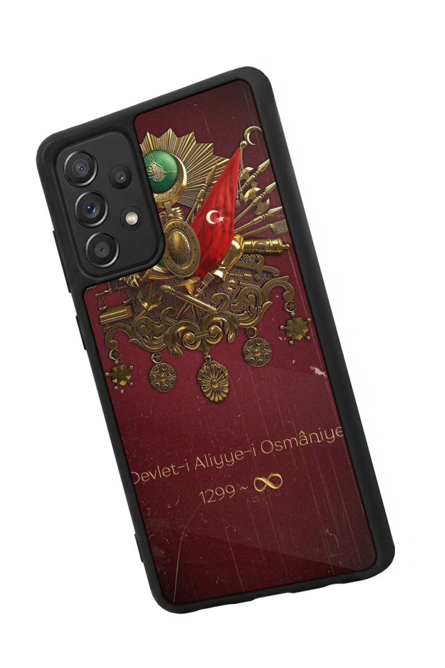 Samsung Galaxy A72 Uyumlu Osmanli Tugrasi Tasarımlı Glossy Premium Kılıf