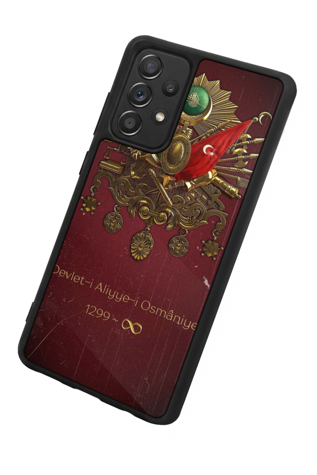 Samsung Galaxy A72 Uyumlu Osmanli Tugrasi Tasarımlı Glossy Premium Kılıf