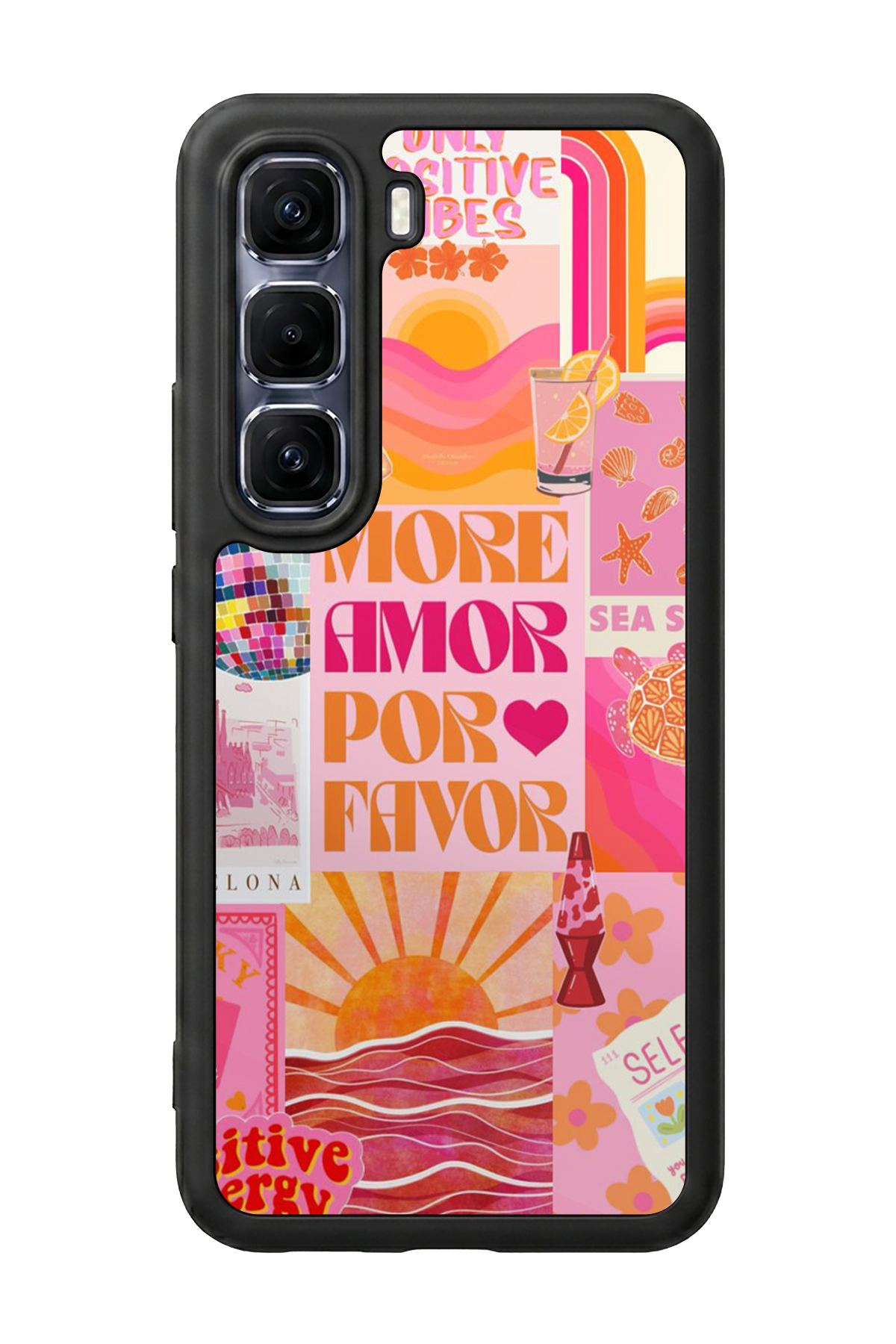 Infinix Hot 60 Pro Plus Uyumlu Poster Tasarımlı Glossy Premium Kılıf