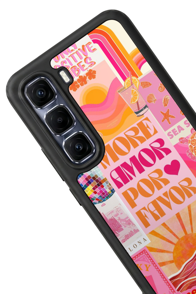 Infinix Hot 60 Pro Plus Uyumlu Poster Tasarımlı Glossy Premium Kılıf