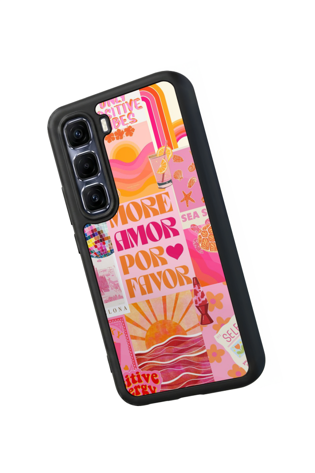 Infinix Hot 60 Pro Plus Uyumlu Poster Tasarımlı Glossy Premium Kılıf