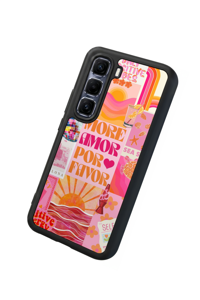 Infinix Hot 60 Pro Plus Uyumlu Poster Tasarımlı Glossy Premium Kılıf