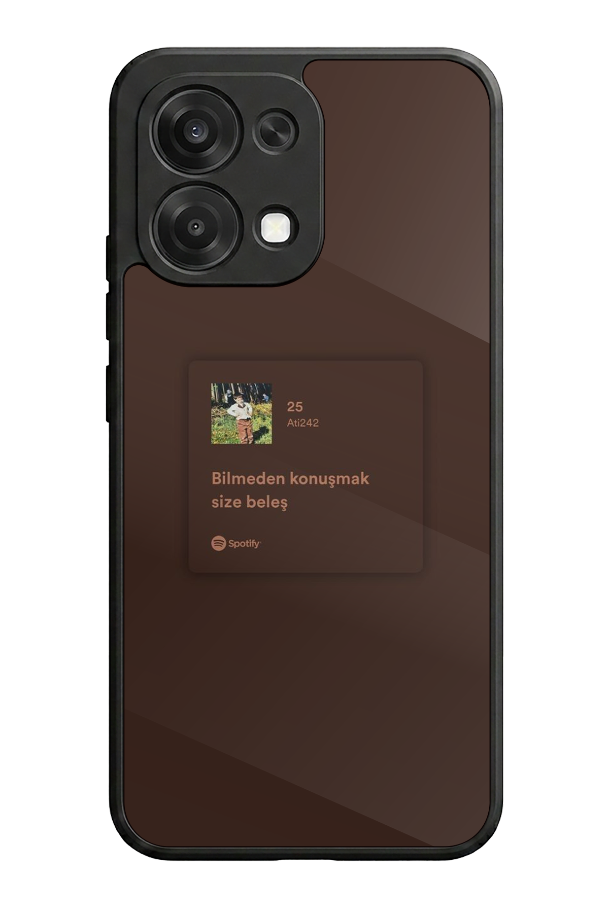 Oppo A6 Pro Uyumlu Sarki Sozleri Tasarımlı Glossy Premium Kılıf