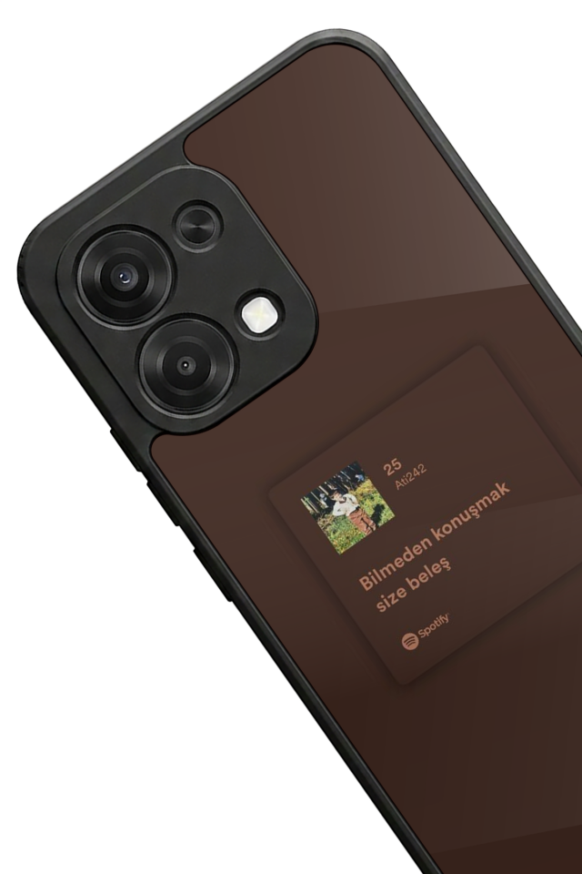 Oppo A6 Pro Uyumlu Sarki Sozleri Tasarımlı Glossy Premium Kılıf