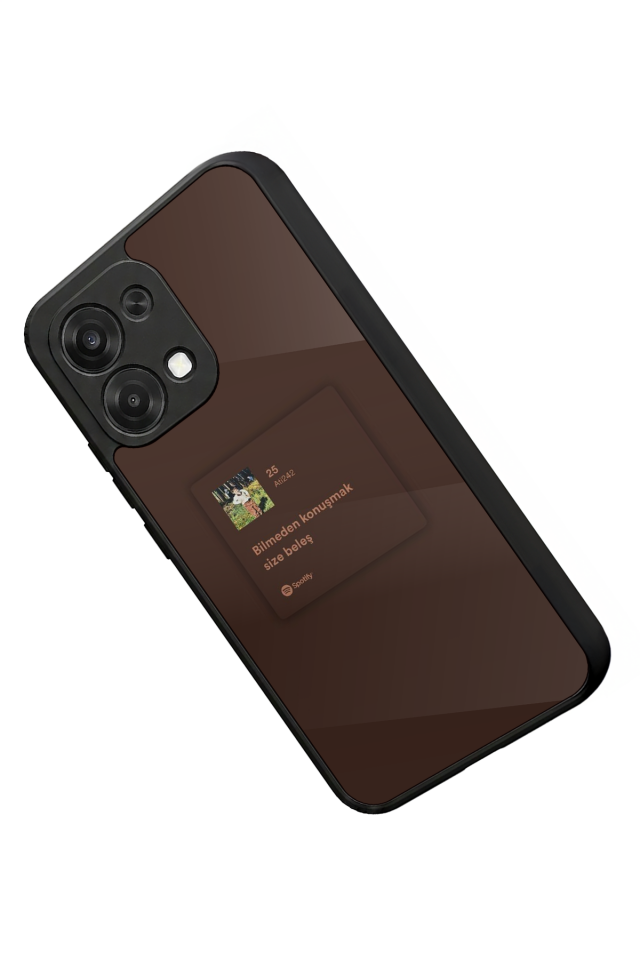 Oppo A6 Pro Uyumlu Sarki Sozleri Tasarımlı Glossy Premium Kılıf
