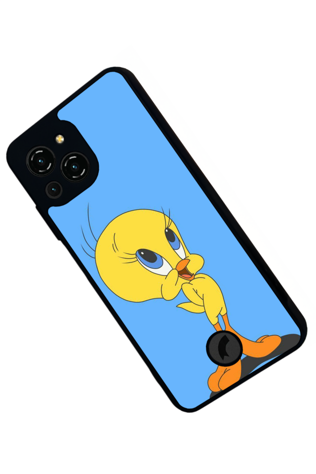 Reeder S23 Pro Max Uyumlu tweety Tasarımlı Glossy Premium Kılıf