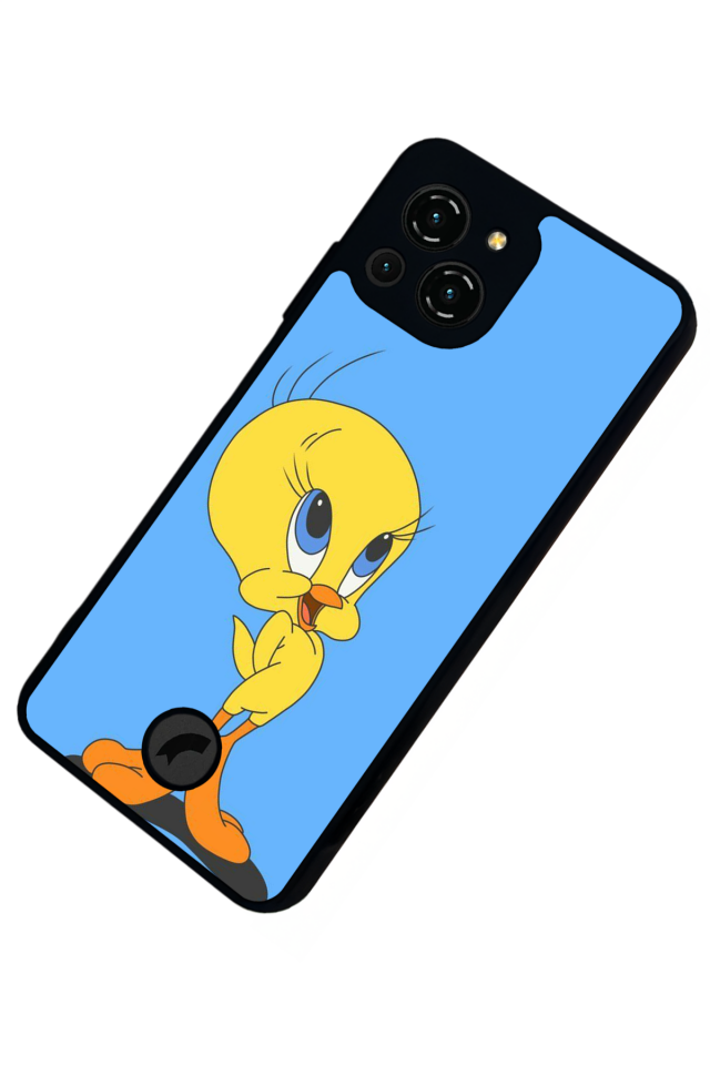 Reeder S23 Pro Max Uyumlu tweety Tasarımlı Glossy Premium Kılıf