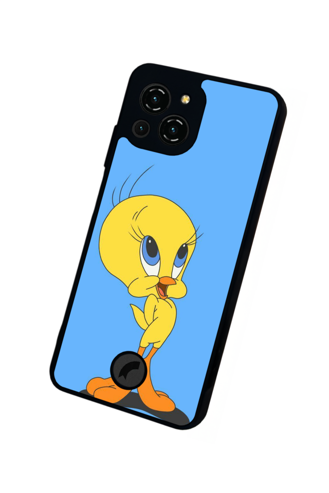 Reeder S23 Pro Max Uyumlu tweety Tasarımlı Glossy Premium Kılıf