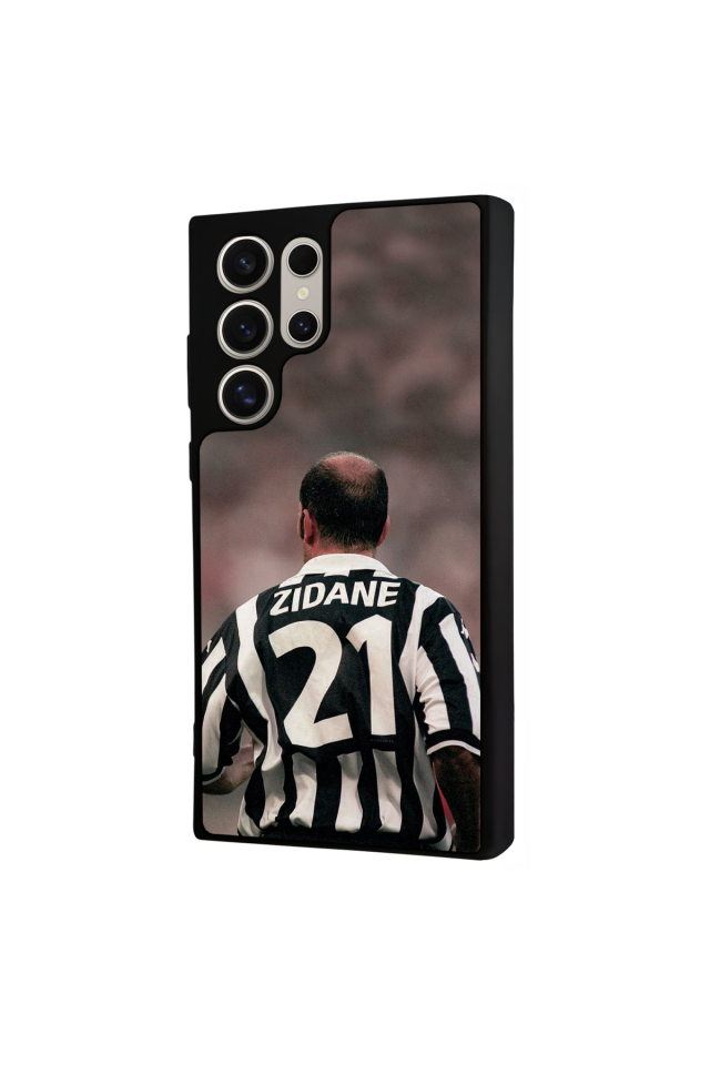 Samsung Galaxy S24 Ultra Uyumlu Zidane Tasarımlı Glossy Premium Kılıf