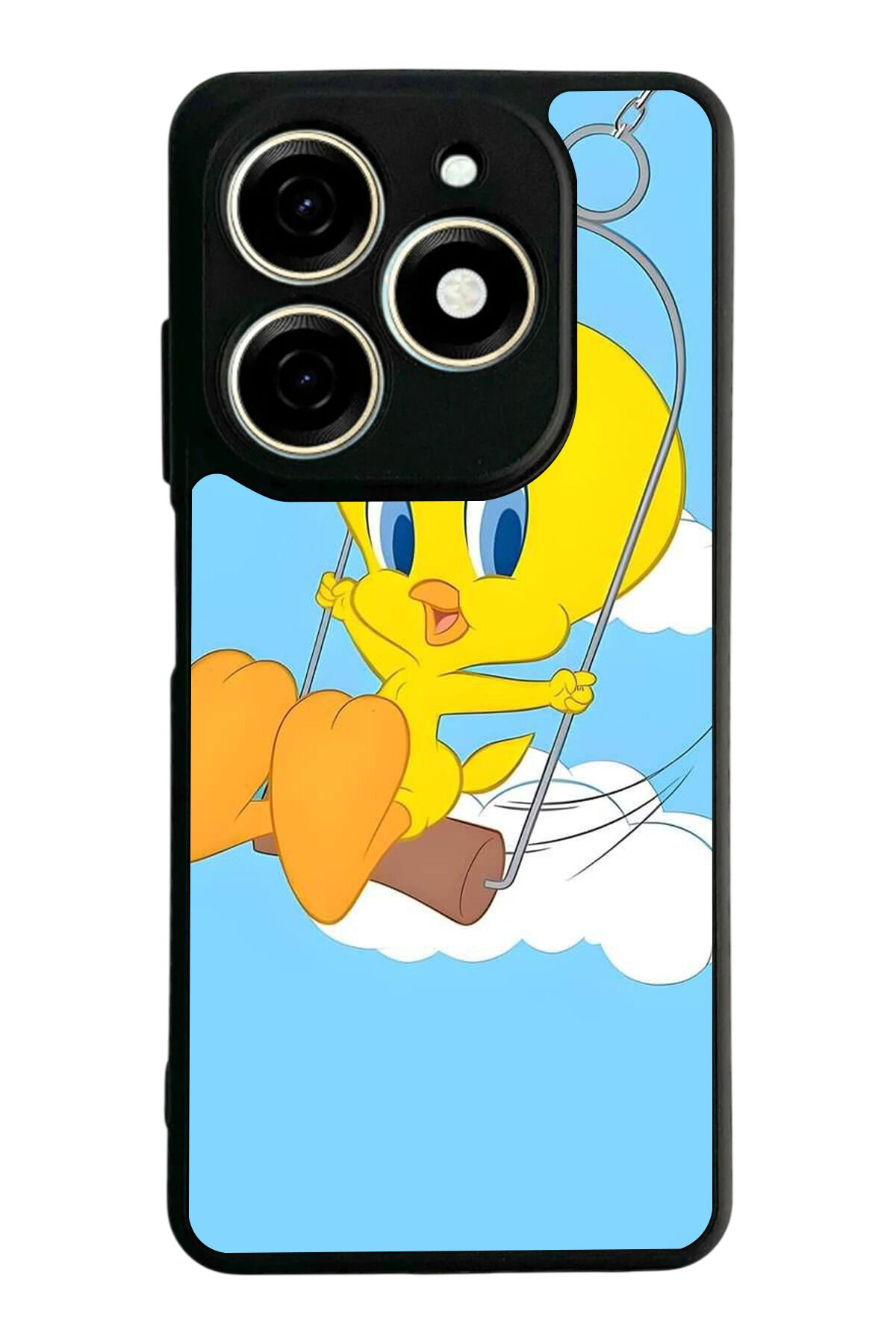 Tecno Spark 20/20C Uyumlu Tweety Tasarımlı Glossy Premium Kılıf