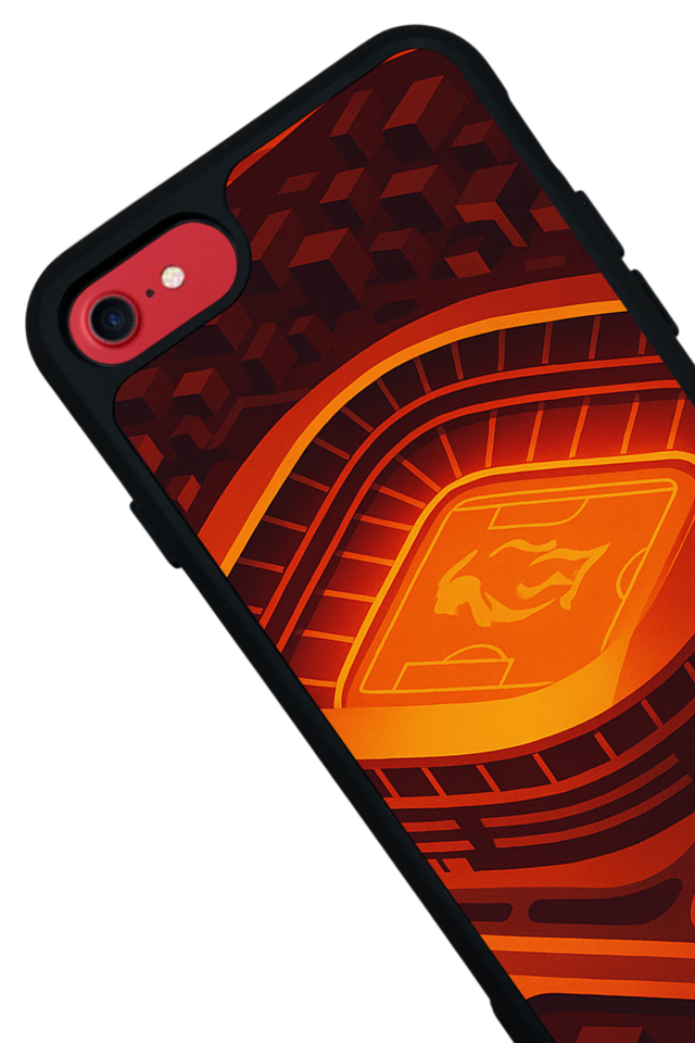 iPhone SE Uyumlu Aslan Tasarımlı Glossy Premium Kılıf