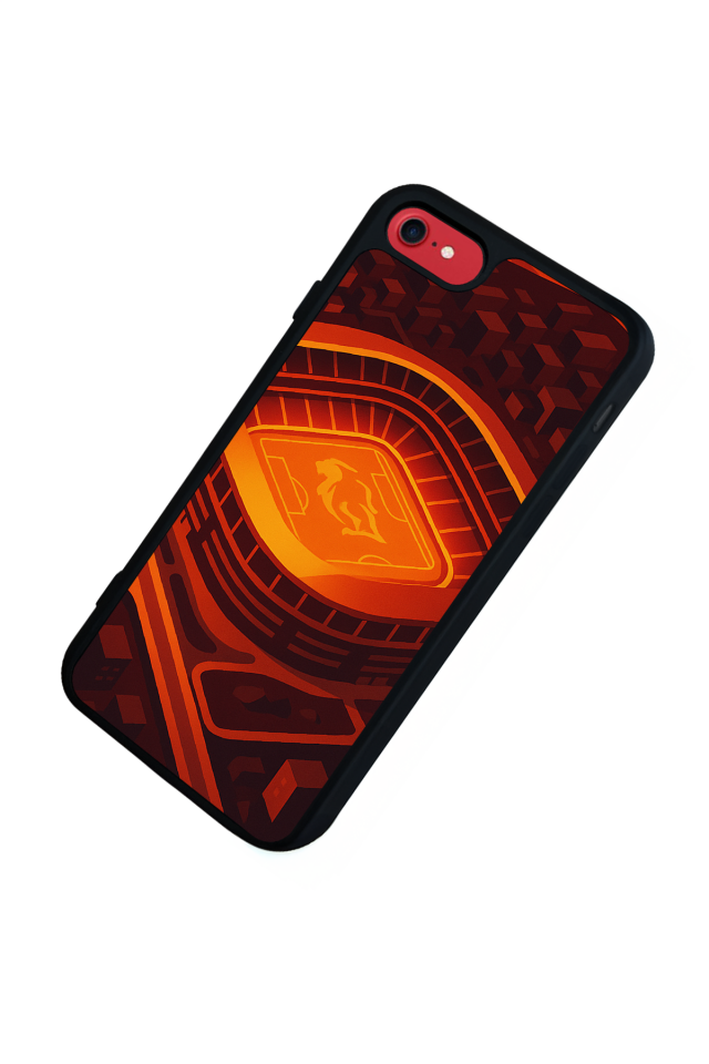 iPhone SE Uyumlu Aslan Tasarımlı Glossy Premium Kılıf