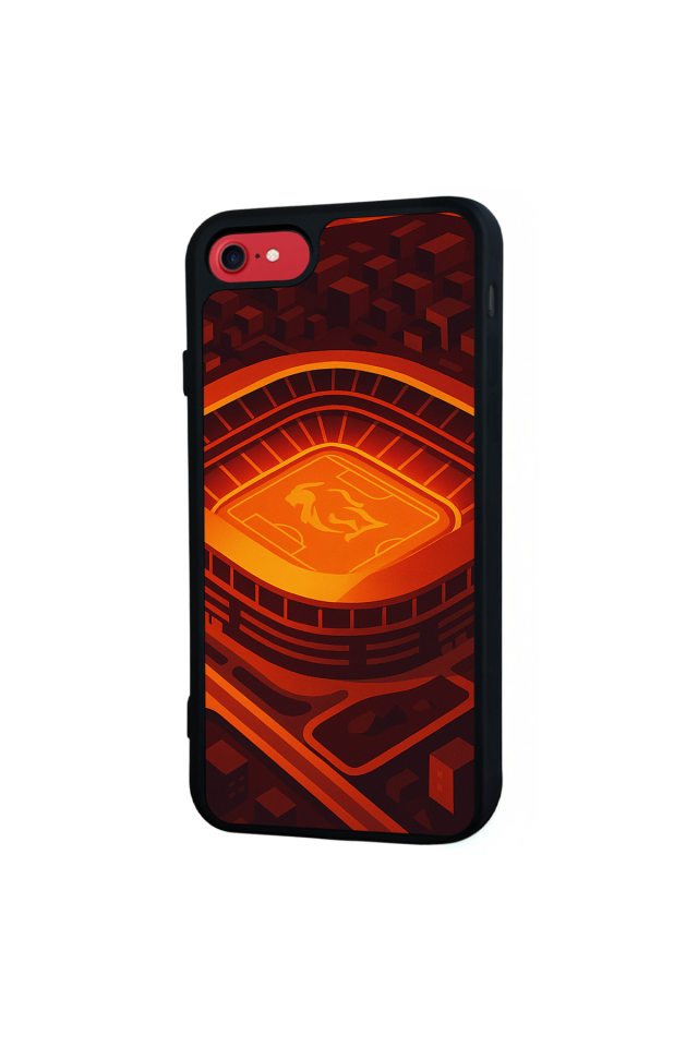 iPhone SE Uyumlu Aslan Tasarımlı Glossy Premium Kılıf