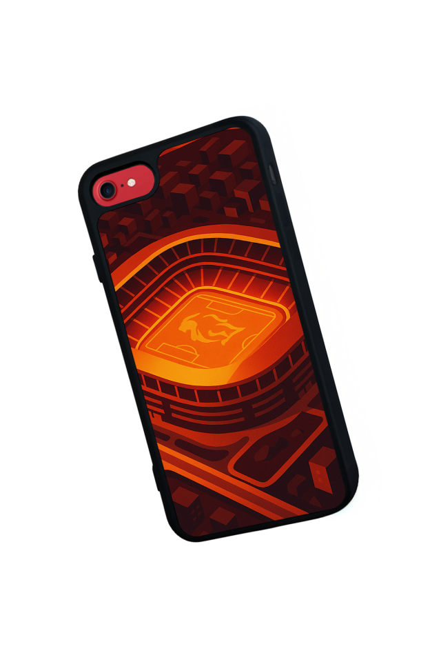 iPhone SE Uyumlu Aslan Tasarımlı Glossy Premium Kılıf