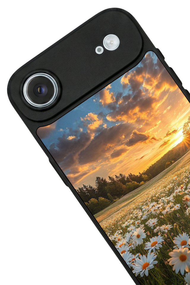 iPhone 17 Air Uyumlu Cicek Tasarımlı Glossy Premium Kılıf