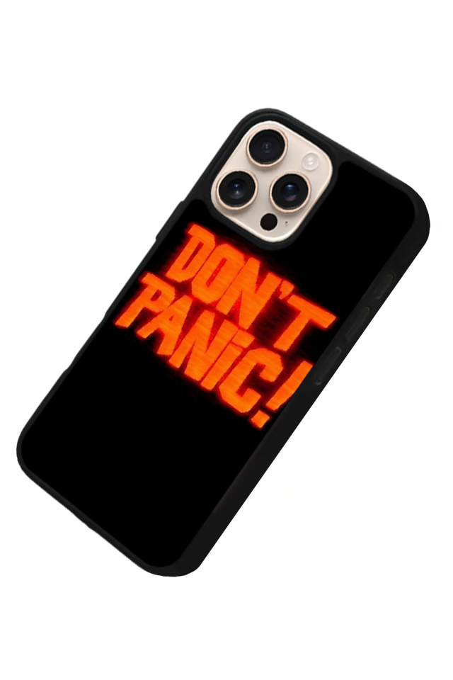 iPhone 16 Pro Max Uyumlu Dont Stop Tasarımlı Glossy Premium Kılıf