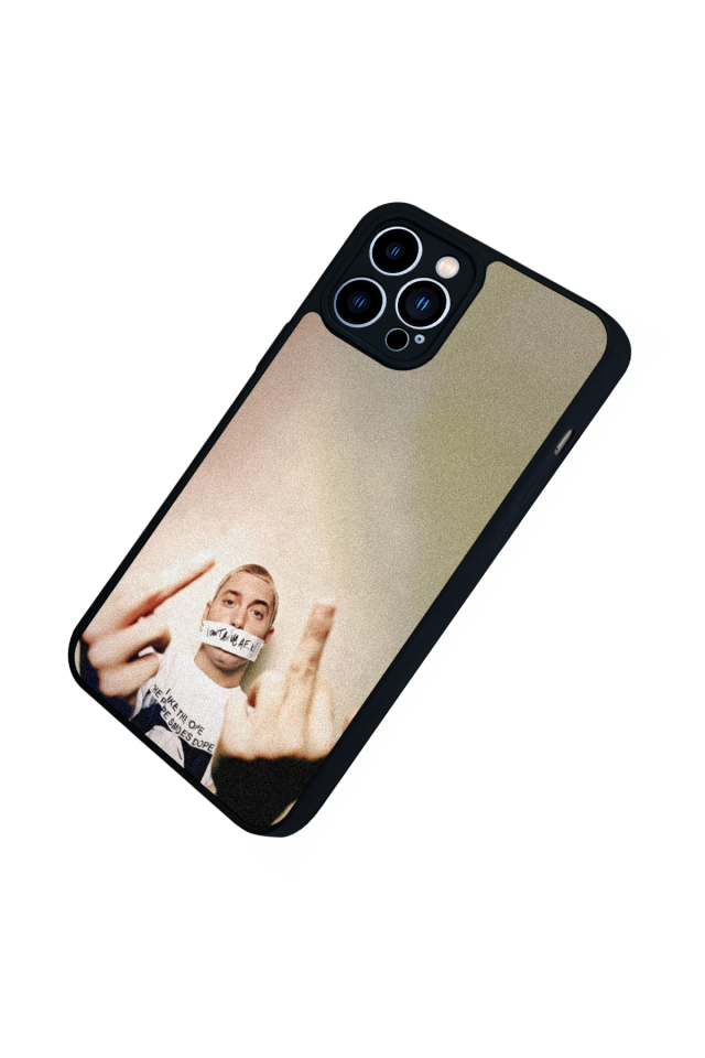 iPhone 13 Pro Max Uyumlu Eminem Tasarımlı Glossy Premium Kılıf