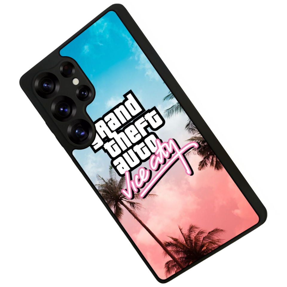 Samsung Galaxy S25 Ultra Uyumlu GTA Tasarımlı Glossy Premium Kılıf