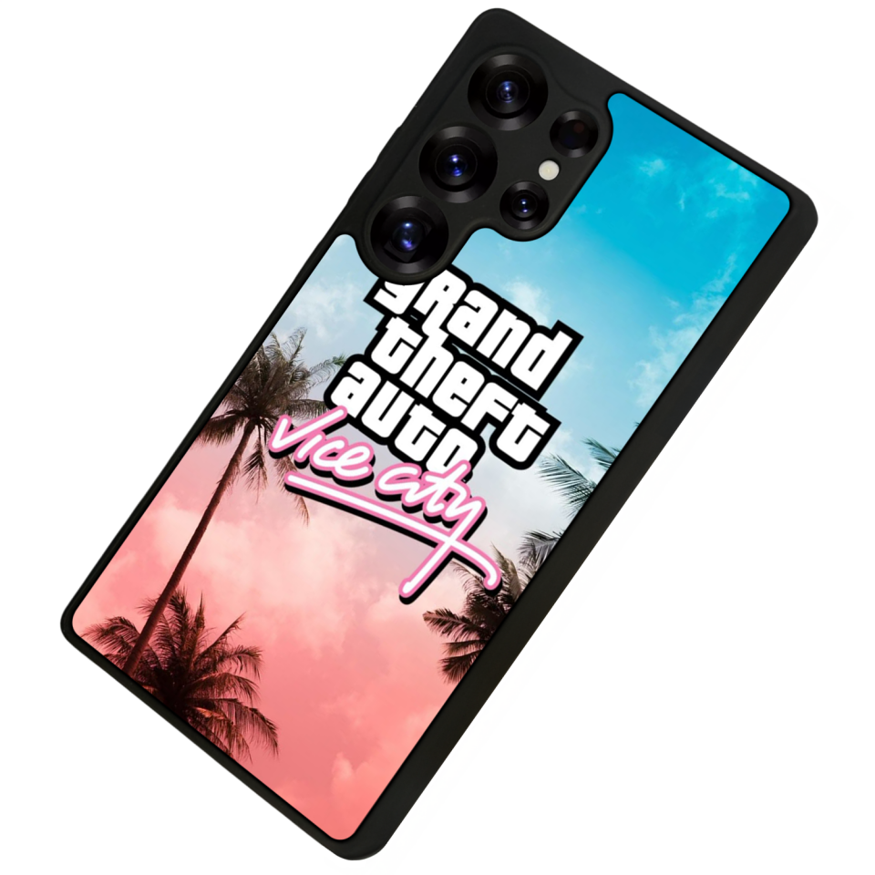 Samsung Galaxy S25 Ultra Uyumlu GTA Tasarımlı Glossy Premium Kılıf