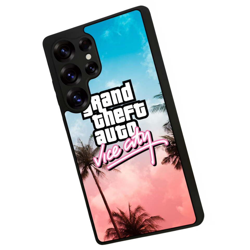 Samsung Galaxy S25 Ultra Uyumlu GTA Tasarımlı Glossy Premium Kılıf