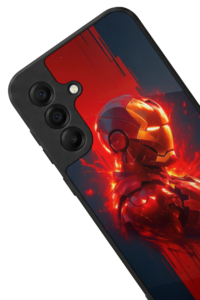 Samsung Galaxy A17 Uyumlu  Iron Man ( Demir Adam ) Tasarımlı Glossy Premium Kılıf