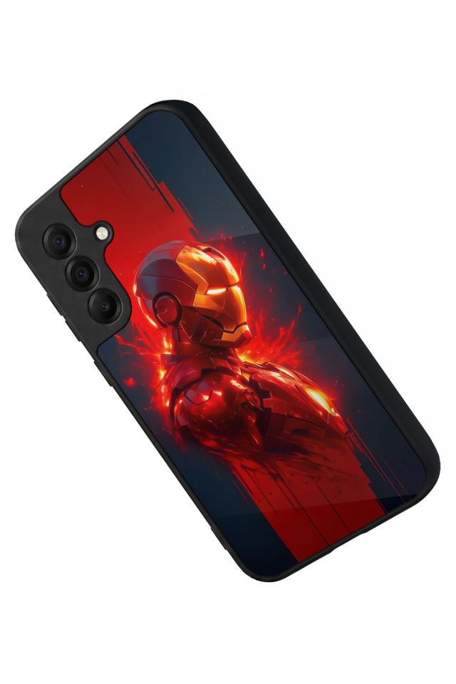 Samsung Galaxy A17 Uyumlu  Iron Man ( Demir Adam ) Tasarımlı Glossy Premium Kılıf