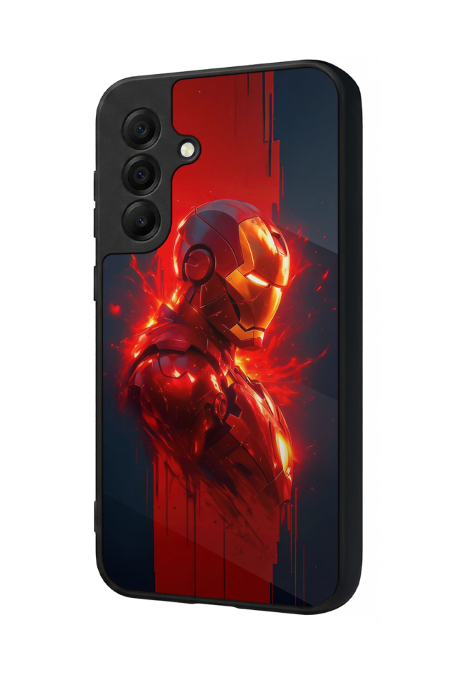Samsung Galaxy A17 Uyumlu  Iron Man ( Demir Adam ) Tasarımlı Glossy Premium Kılıf