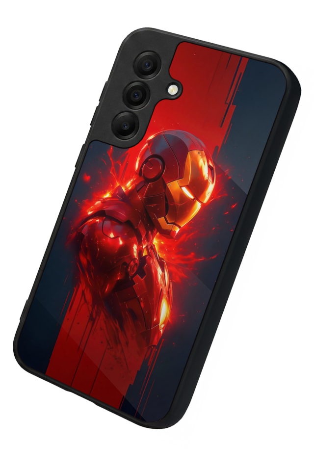 Samsung Galaxy A17 Uyumlu  Iron Man ( Demir Adam ) Tasarımlı Glossy Premium Kılıf