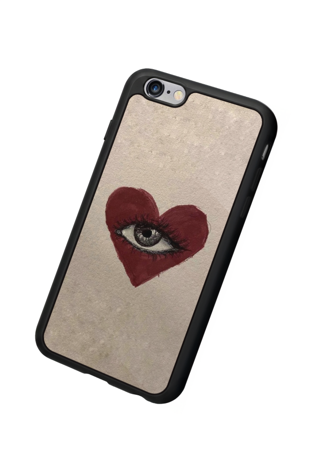 iPhone 6 Plus Uyumlu Kalp Love Tasarımlı Glossy Premium Kılıf