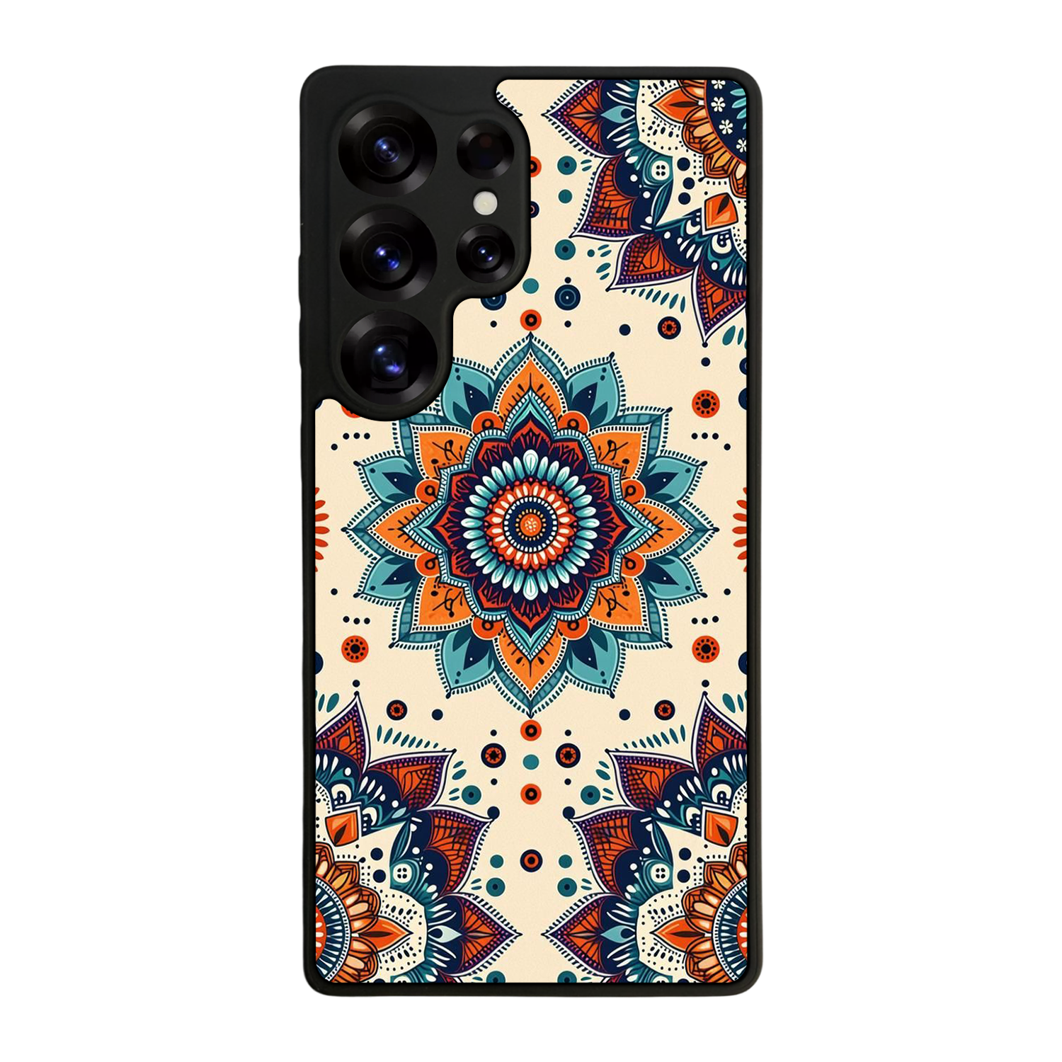Samsung Galaxy S25 Ultra Uyumlu Mandaal Tasarımlı Glossy Premium Kılıf