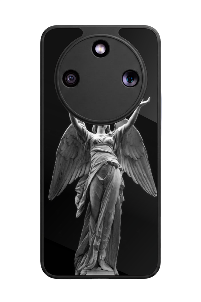 Honor Magic 8 Lite Uyumlu Melek Tasarımlı Glossy Premium Kılıf