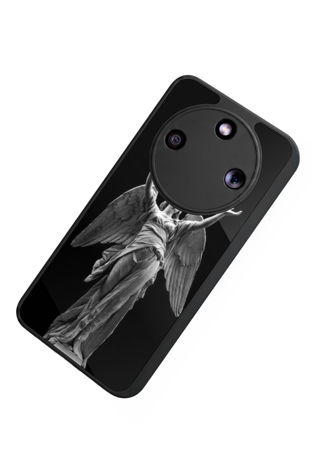 Honor Magic 8 Lite Uyumlu Melek Tasarımlı Glossy Premium Kılıf