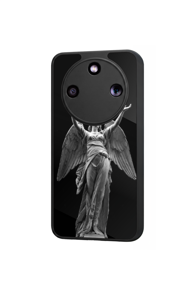 Honor Magic 8 Lite Uyumlu Melek Tasarımlı Glossy Premium Kılıf