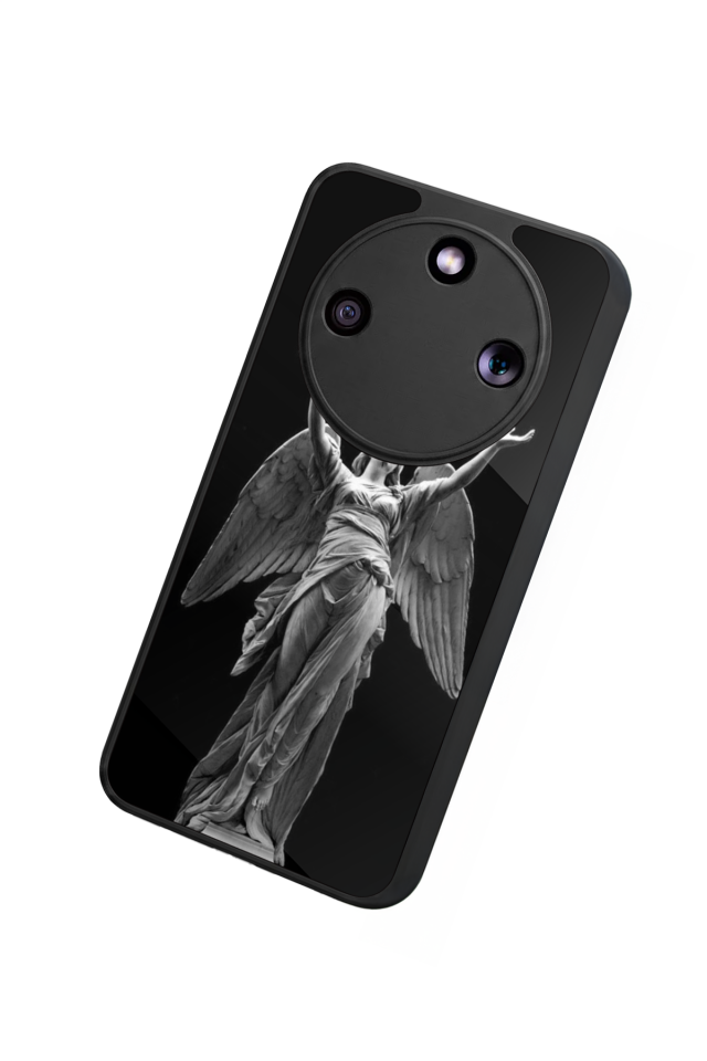 Honor Magic 8 Lite Uyumlu Melek Tasarımlı Glossy Premium Kılıf